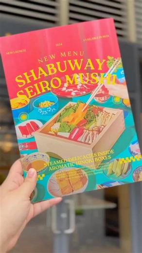 19 reactions | ✨THIS IS A MOA EXCLUSIVE LAUNCH✨ @gansoshabuway’s Seiro Mushi is a must try! Savor the flavors of Angus Beef, vegetables, and mushrooms, cooked in a legendary Hinoki Box.  Head on to Ganso ShabuwayLevel 1, MOA Square today. #MOASquare #MallOfAsia #GetHypedAtSM #GansoShabuway | SM Mall of Asia Official | Facebook