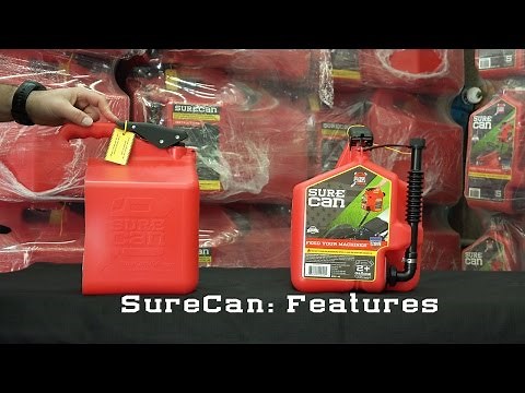 SureCan: Features Rotating Spout and Thumb Button