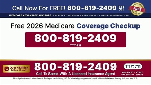 Medicare Advantage Advisors TV Spot, '2026 Medicare Annual Enrollment'