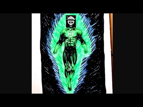 Green Lantern 💚 #art #artist #viral