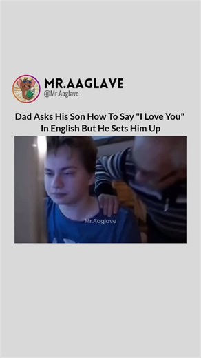 #MRआगलावे on Instagram: "Dad asks his son how to say "I love you" in English but he sets him up 🤣🤣🤣 . . . . Like ♥️ Comments 📋 Share 📤 . . . . . . #memes #relatable #relatablememes #reelsinstagram #reels #instagood #instagram #mraaglave #memesdaily #memesdaily #memepages #explorepage #explore memes, relatable memes, viral memes, Instagram memes, funny memes, trending memes, daily memes, meme pages, Instagram reels, reels videos, explore page, Instagram exp