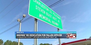 Highway dedicated to fallen Charleston County Officer Steven Buist Hiott