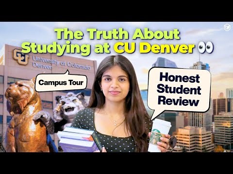University of Colorado Denver - Campus Tour and Student Review | UC Denver Campus | Indians in USA