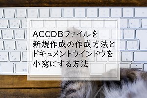 ACCDBファイルを新規作成の作成方法とドキュメントウインドウを小窓にする方法 | エンジョイ!Access
