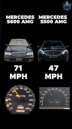 S600 AMG Is Still a MONSTER! Faster Than Modern S500?!
