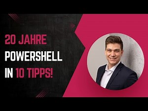 Mit ‪@diecknet‬ : 10 PowerShell Tipps aus 20 Jahren Erfahrung