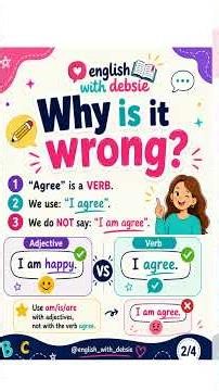 Why is “I am agree” wrong in English?