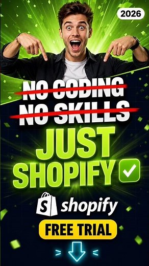 Start Your Online Business in Minutes — No Coding Needed (Shopify 2026)
