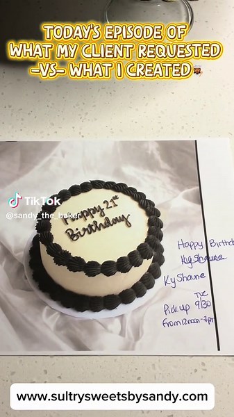 Baking Transformation: Client's Request vs. My Creation