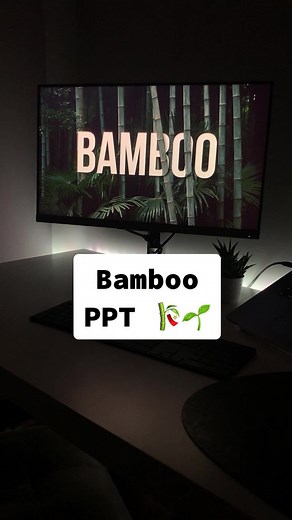 Bamboo inspired presentation #ppt #powerpoint #microsoft #office365 #slides #design