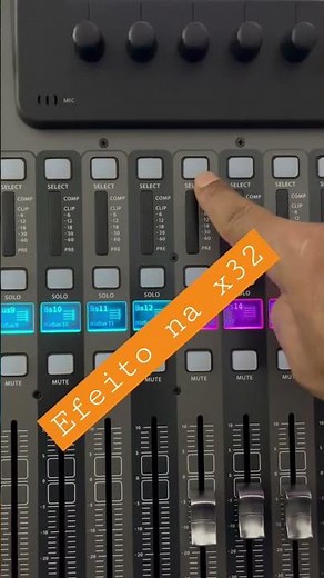 How to use the effects unit on the BEHRINGER x32 mixer #speakers #recording #wirelessmicrophones ...
