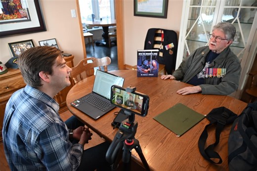 Young filmmaker captures fading voices of local war veterans