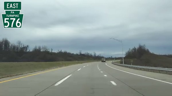 Pittsburgh Freeway Tour: Driving from Pittsburgh Airport to Monroeville via PA-576, I-79, and I-376