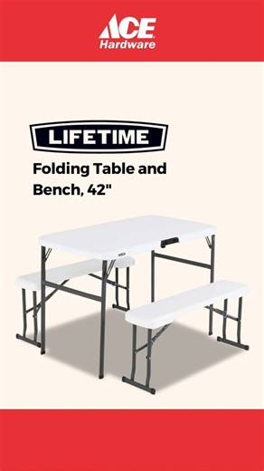 Elevate your gatherings with the Lifetime Folding Table and Bench – your indoor and outdoor party essential! Find it at ACE Hardware stores near you: https://www.acehardware.ph/pages/store-locator. #ACEHardwarePH #ACEHelpful #Lifetime #tables #chairs #furniture #interiordesign #design #homedecor #interiors #table | ACE Hardware Philippines