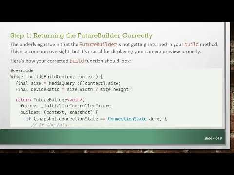 How to Fix Flutter’s StoryCamera Null Widget Issue
