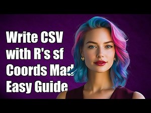 How to Write CSV with Coordinates Using R's sf Package: A Step-by-Step Guide
