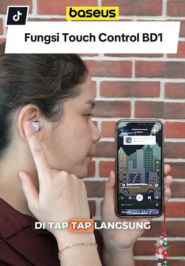 Fungsi Touch Control BD1 untuk TWS Baseus
