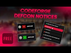[FREE] DEFCON alerts to the entire city with UI, configurable, and 0.0 ms | FiveM Script [ESX/QB]