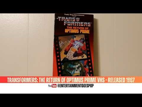 Transformers: The Return of Optimus Prime FHE VHS (1987) Unboxing 📼