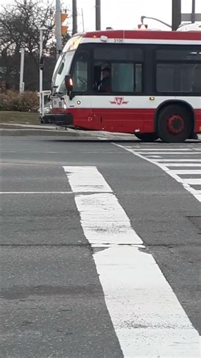 TTC 129 bus heading to kenndy station via scarbrough centre station at MCcwan and Invergordan