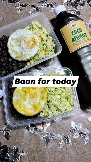 2.5K views · 28 reactions | Baon for today Classic pinoy tapsilog made lowcarb Tapa pinasarap with coco aminos by Keto Kusina PH and spices from Spice Attack Cabbage rice Sunny side egg | Dodong Gala | Facebook