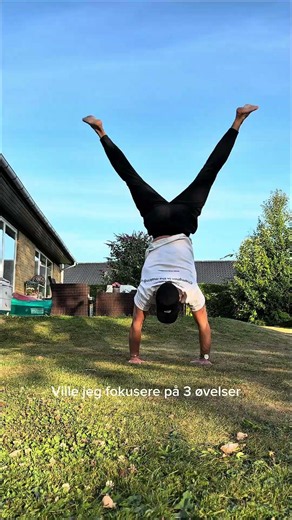 Hvis jeg skulle lære håndstand fra 0 igen… 🤸‍♂️ (Kun 3 øvelser) #shorts