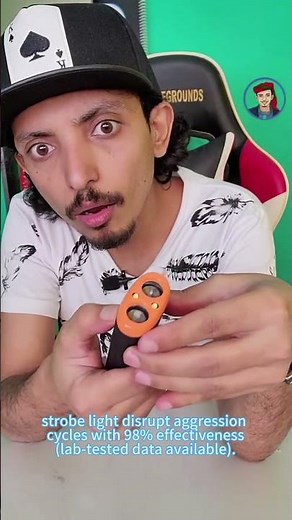 UltraSonic Dog Repeller&Trainer–Stop Barking,Scare Aggressive Dogs,Rechargeable+LEDStrobe Light