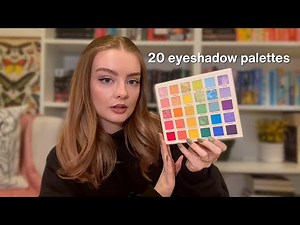 ASMR eyeshadow palette collection 🎨 with lots of tapping sounds