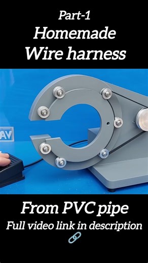 Homemade Wire Harness From PVC pipe |™ #wireharness #dcmotor #inventions #machine #experiment #diy