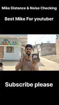 Mike testing Voice and Distance and Noise 😱