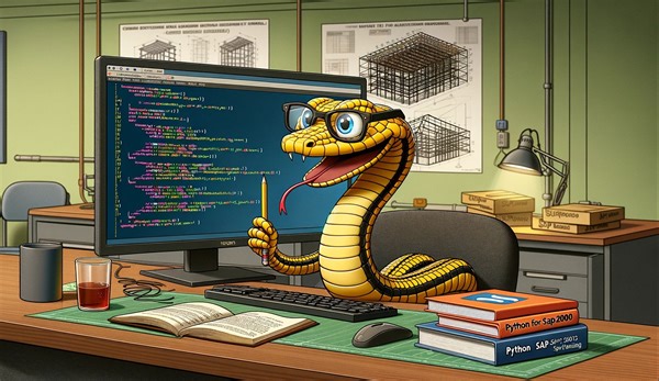 1. 通过python连接sap2000，让数据快速流动起来。