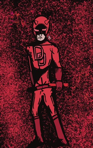 Just started reading Frank milers run on daredevil.#digitalart #marvel #art #daredevil #marvelcomics