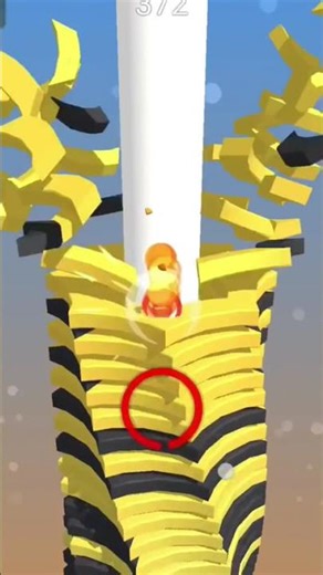 stack ball new level 143 to 145 game play #shorts #stackball