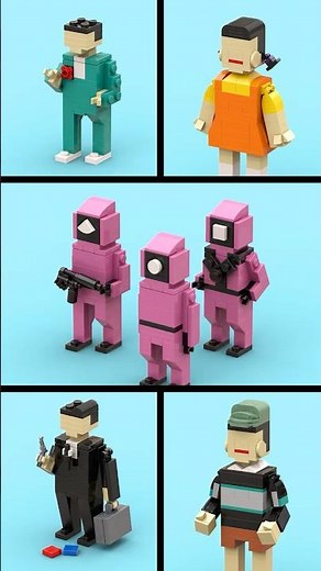 LEGO Squid Game Figures