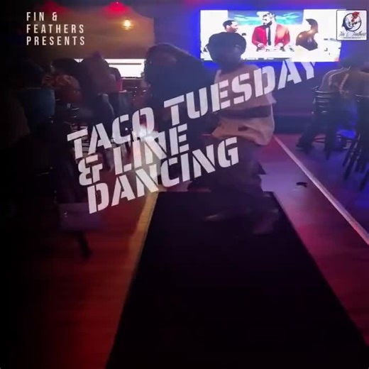 COME & JOIN US AS WE HAVE TACO Tuesday & LINE DANCING @finandfeathers ( RIVERDALE LOCATION) 🔥$5 DAILY SPECIALS 12pm -8pm🔥$5 Tito’s & Taco All Night ✨GOOD VIBES . GOOD FOOD GOOD MUSIC . ✨ 📍 Location: 6340 GA-85, Riverdale, GA 30274 🕒 LINE DANCING 8:00 PM – 12:00AM 🎶 Music by @djsoufside – spinning the best in All Genres & Southern Soul Line Dancing #linedance #linedancing #linedancingatl #linedancingatlanta