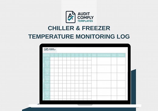 Editable HACCP Temperature Log | Fridge Freezer Record Sheet | Excel Template for Restaurants | Hotels - Etsy