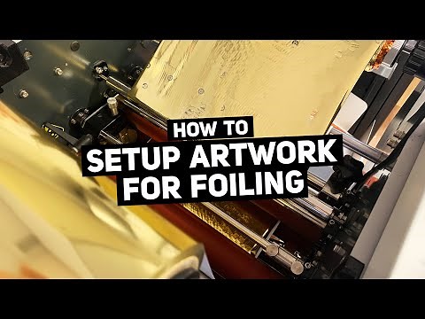 How To Setup Artwork For Foiling // Adobe Illustrator