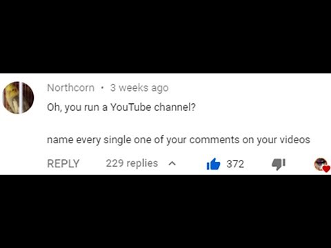 My Comment Section in a Nutshell 12