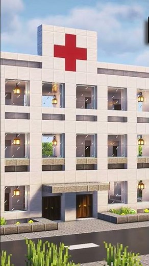 Hospital in Minecraft - Tutorial#minecraft #gaming