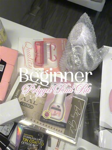 The full beginner polygel kit is R2299. To order, please send me a W/A. The link is in my bio 💕 #beginnernailkit #polygelbeginner #polygelnailkit #nailkitforbeginners #beginnernailtech