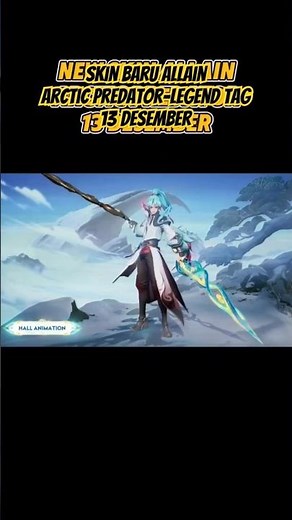 Allain New Skin Legend Arctic Predator #hok