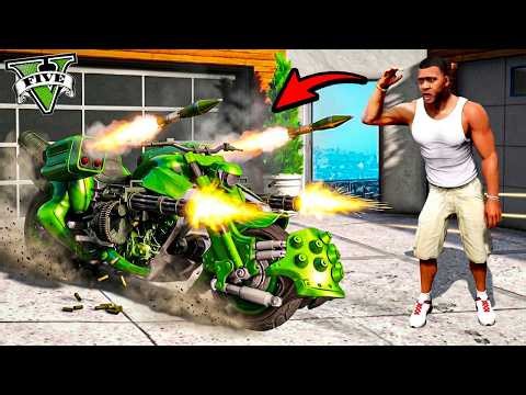 MEJORANDO LA MOTO de FRANKLIN a Una MILITAR en GTA 5!