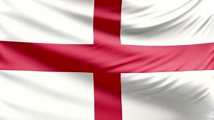 Realistic beautiful Enagland flag 4k
