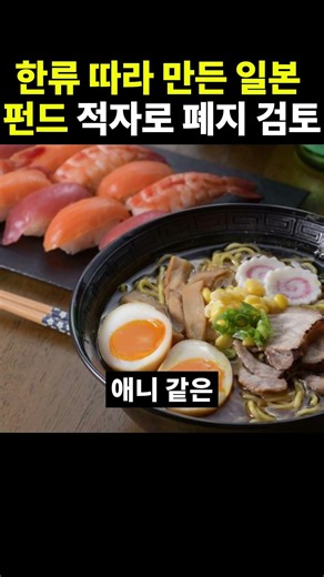 한류 따라 만든 일본 펀드 적자로 폐지 검토