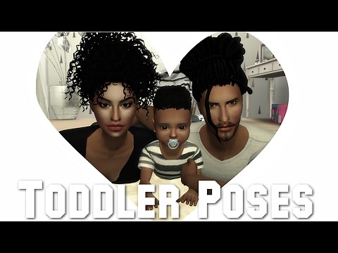 The Sims 4: CC Showcase | 68 ADORABLE IN-GAME TODDLER POSES!
