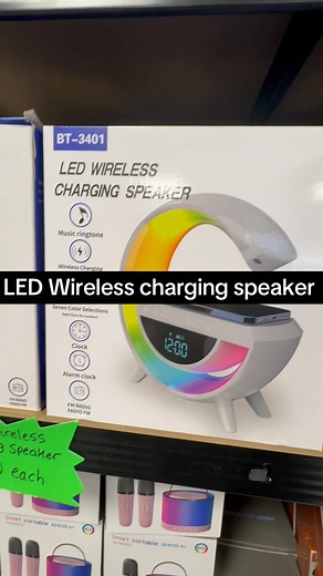 LED Wireless Charging Speaker With loads more features included Alarm clock , clock , fm radio Great buy for anyone and great little gift  £10 each ️️️Jd discount deals ️️️ 91 Norley Hall Avenue WN5 9LS | JD Discount Deals | Facebook