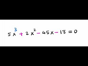 Cubic Equation by Factoring