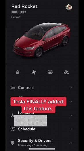 1.2K views | Tesla FINALLY added this basic feature. #tesla #modelx #teslaupdate #TeslaApp | Tesla Cybertruck | Facebook