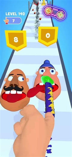 Finger Runner 3D Gameplay #shorts #viral 🎮