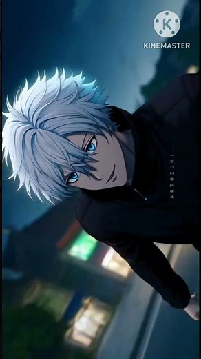 Gojo Running in Style 💙 | Epic AI Anime Edit | 4K Short#animeedit